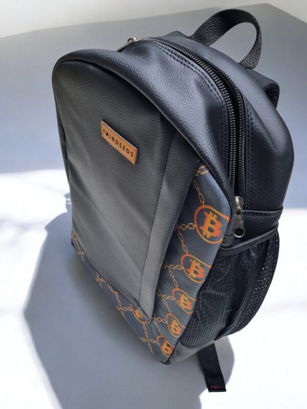 BTC Block Leather Backpack No 1 - Image 2