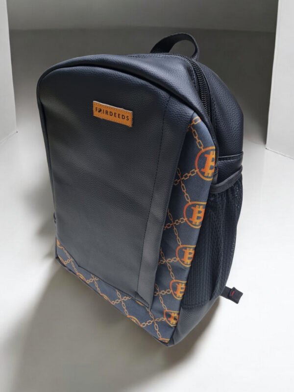 BTC Block Leather Backpack No 2 - Image 4